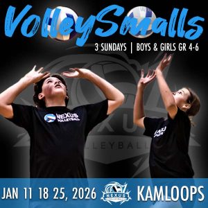 Kamloops - Winter 2026 VolleySmalls - Boys & Girls Gr 4-6