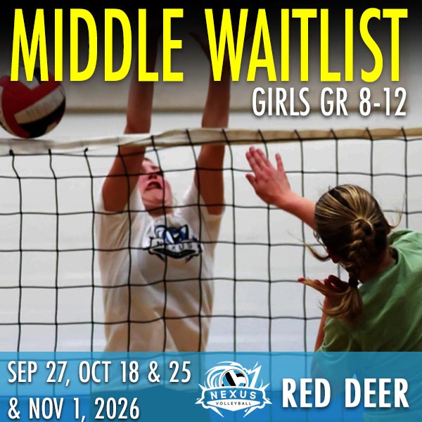 Middle Waitlist - Girls Gr 8-12